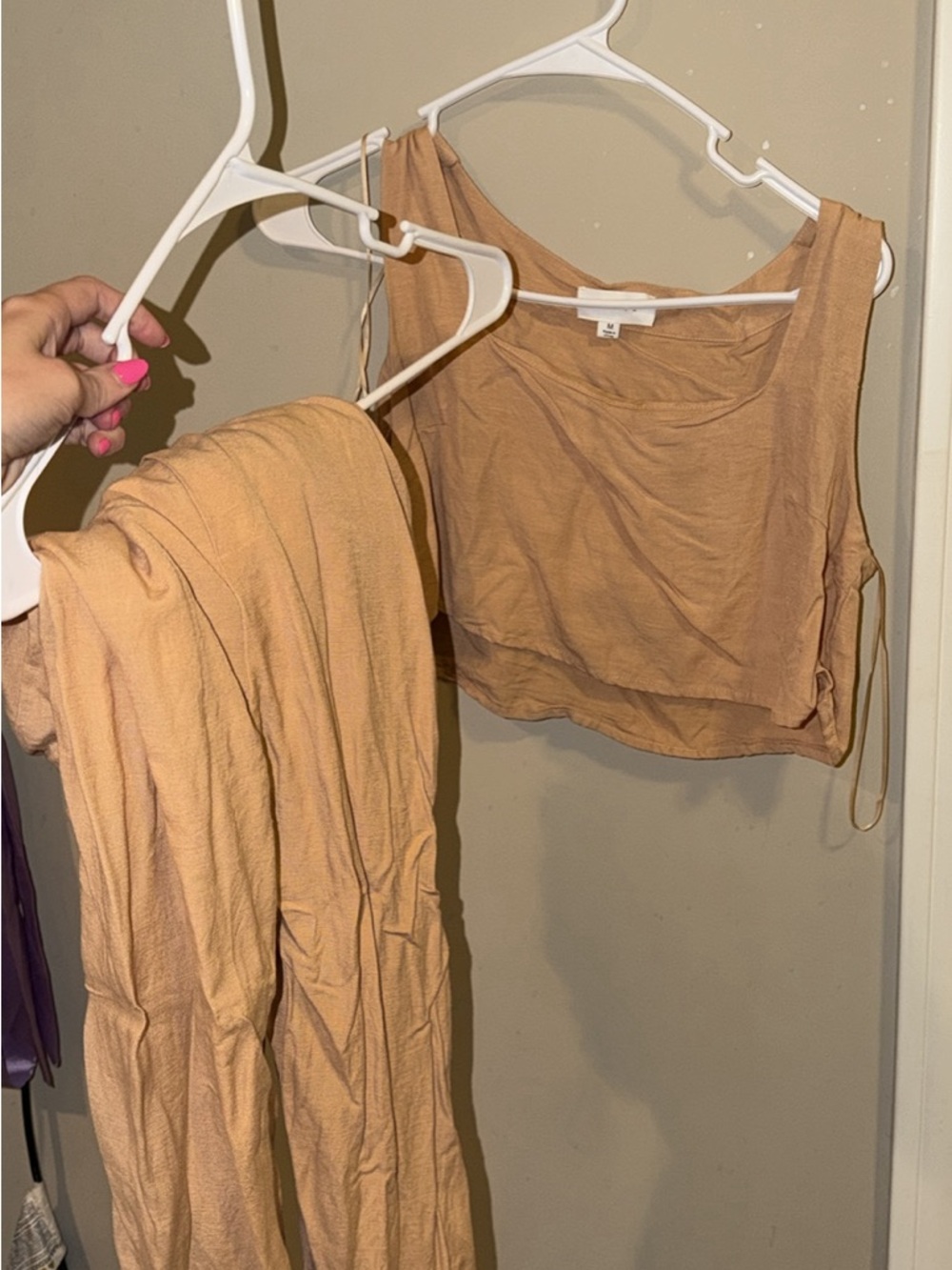 Sleeveless Crop tank and pants set - Women's Basic